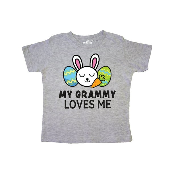 inktastic My Grammie Loves Me with Bunny and Easter Eggs Toddler T-Shirt inktastic My Grammie Loves Me with Bunny and Easter Eggs Toddler T-Shirt